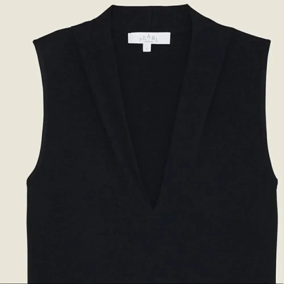 Pearl Jersey V-Neck Top - Picture 2 of 3